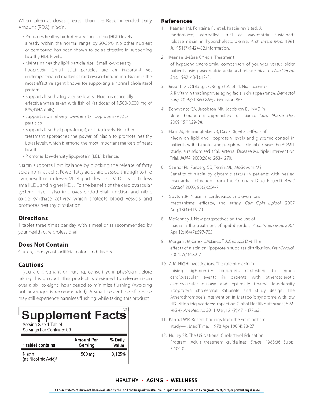 Time Release Niacin